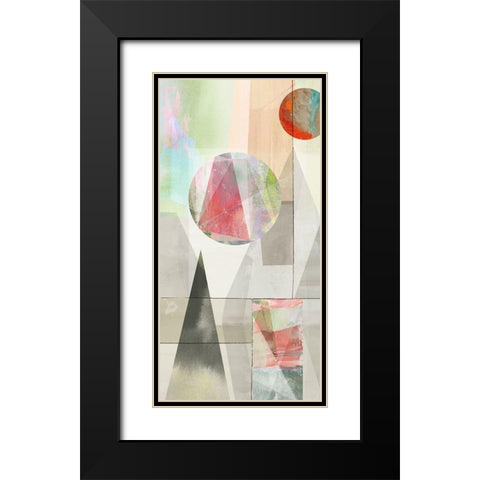 Millennium II Black Modern Wood Framed Art Print with Double Matting by Reeves, Tom
