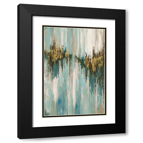 Moonlight Drive  Black Modern Wood Framed Art Print with Double Matting by Reeves, Tom