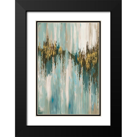 Moonlight Drive  Black Modern Wood Framed Art Print with Double Matting by Reeves, Tom