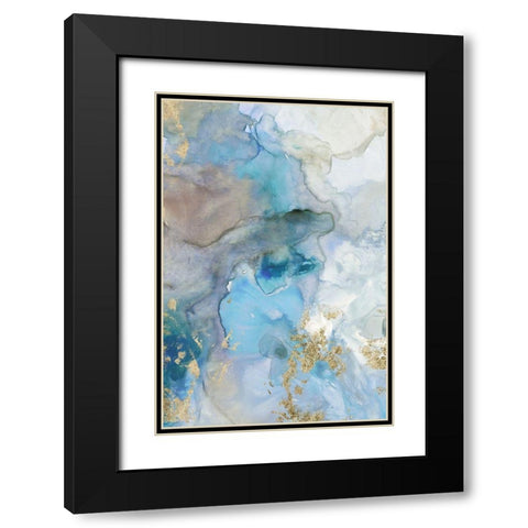 Emerald Pool II  Black Modern Wood Framed Art Print with Double Matting by Reeves, Tom