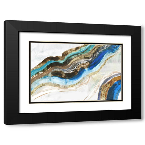 Crystalised III  Black Modern Wood Framed Art Print with Double Matting by Reeves, Tom