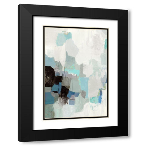 Pellucid  Black Modern Wood Framed Art Print with Double Matting by Tom Reeves