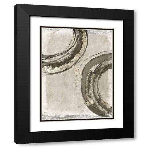 Consistent II  Black Modern Wood Framed Art Print with Double Matting by Tom Reeves
