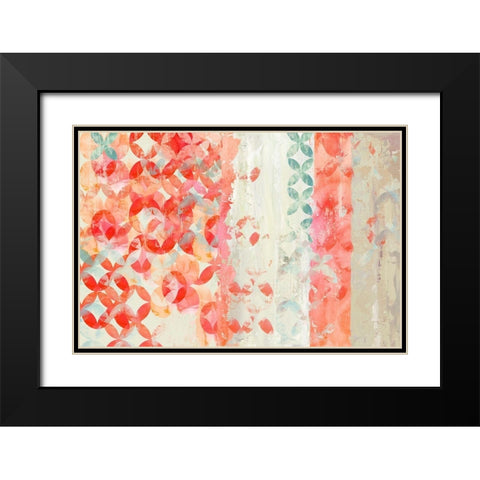 Valentine I Black Modern Wood Framed Art Print with Double Matting by Reeves, Tom