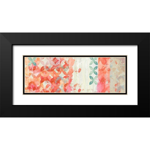 Valentine II Black Modern Wood Framed Art Print with Double Matting by Reeves, Tom