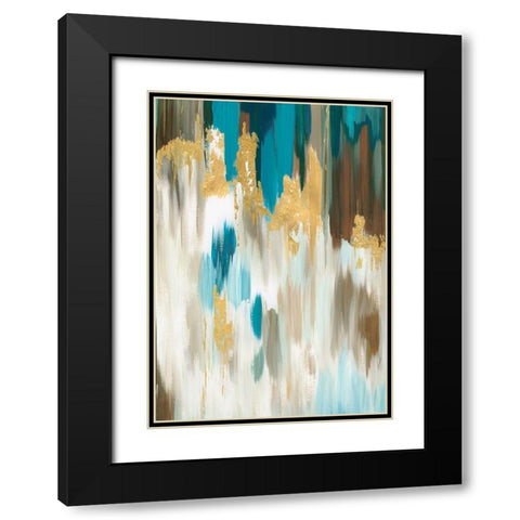 Seaway Black Modern Wood Framed Art Print with Double Matting by Reeves, Tom