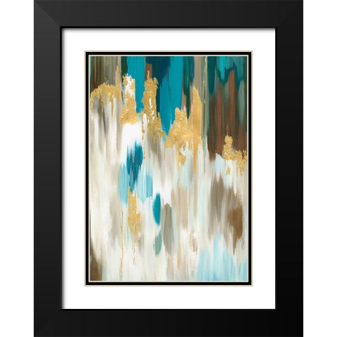 Seaway Black Modern Wood Framed Art Print with Double Matting by Reeves, Tom