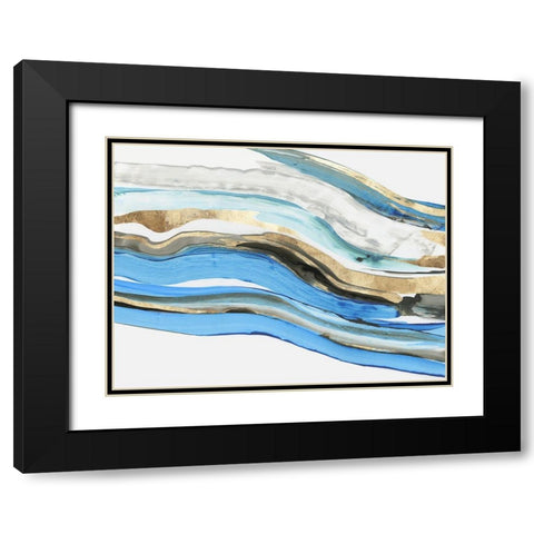 Gravitating  Black Modern Wood Framed Art Print with Double Matting by Reeves, Tom