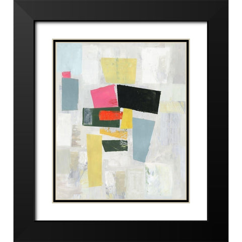 Fixed Ideas II  Black Modern Wood Framed Art Print with Double Matting by Reeves, Tom