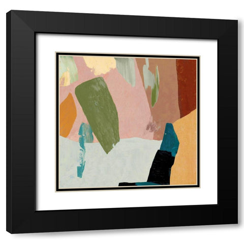 Afloat I  Black Modern Wood Framed Art Print with Double Matting by Reeves, Tom