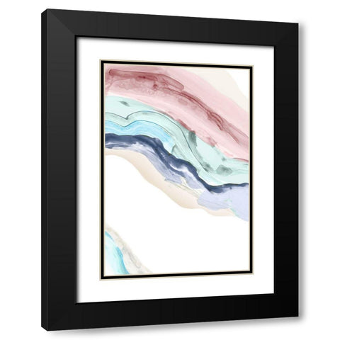 Insistent I  Black Modern Wood Framed Art Print with Double Matting by Reeves, Tom
