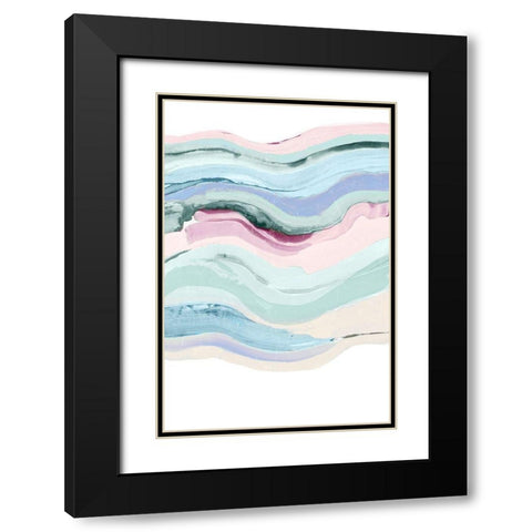 Insistent II  Black Modern Wood Framed Art Print with Double Matting by Reeves, Tom