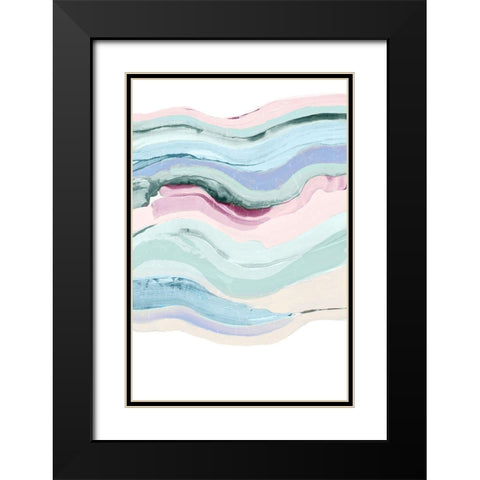 Insistent II  Black Modern Wood Framed Art Print with Double Matting by Reeves, Tom