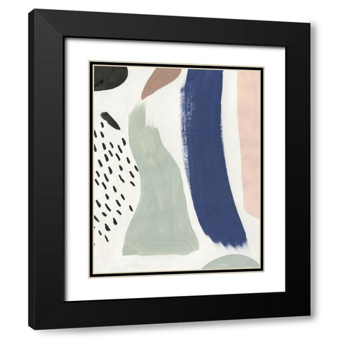 Motion in Time Black Modern Wood Framed Art Print with Double Matting by Reeves, Tom