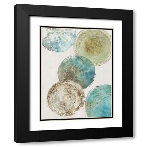 Color of the Thoughts Black Modern Wood Framed Art Print with Double Matting by Reeves, Tom