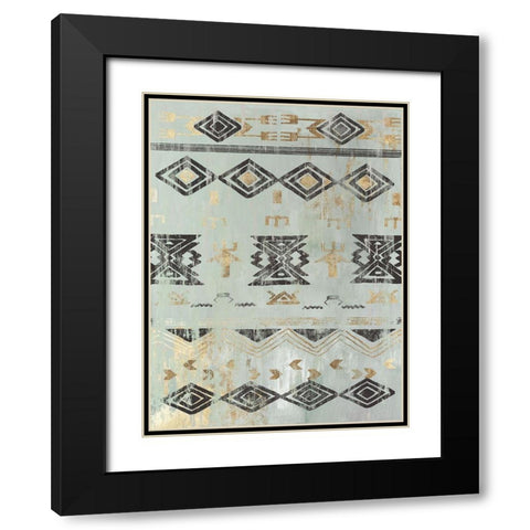 In the Rhythm II Black Modern Wood Framed Art Print with Double Matting by Reeves, Tom
