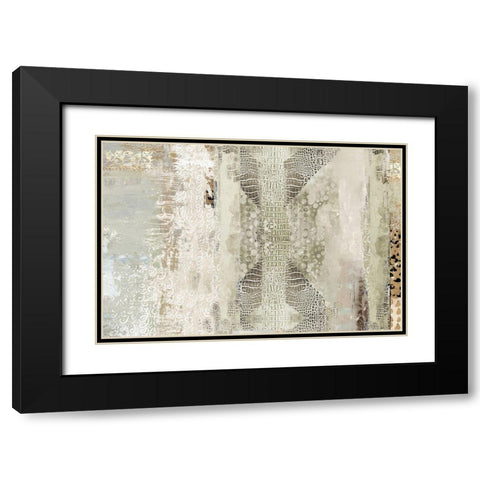 Intricate  Black Modern Wood Framed Art Print with Double Matting by Reeves, Tom