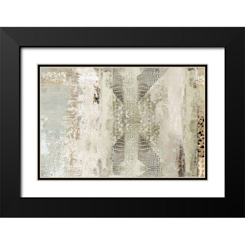Intricate  Black Modern Wood Framed Art Print with Double Matting by Reeves, Tom