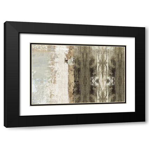 Silent Traces  Black Modern Wood Framed Art Print with Double Matting by Reeves, Tom