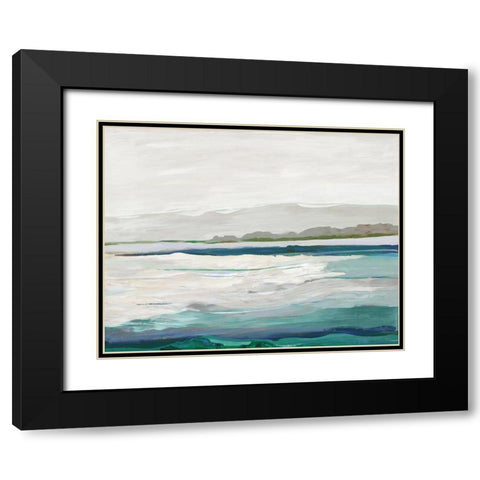 Air of New Land Black Modern Wood Framed Art Print with Double Matting by Reeves, Tom