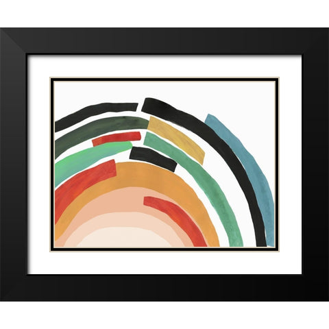 Covered Black Modern Wood Framed Art Print with Double Matting by Reeves, Tom
