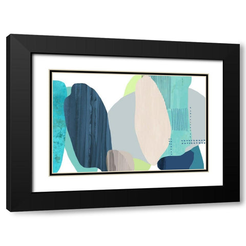 Behaviour  Black Modern Wood Framed Art Print with Double Matting by Reeves, Tom