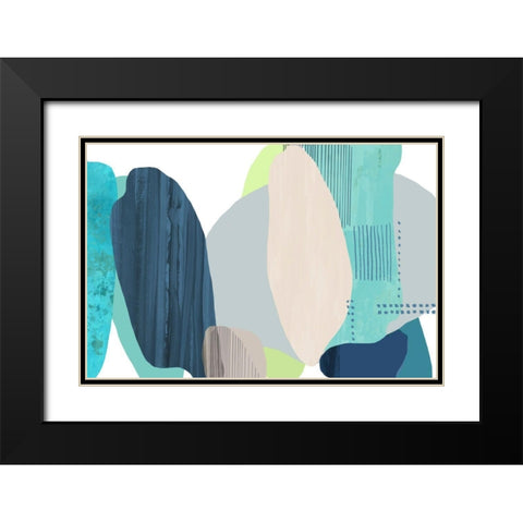 Behaviour  Black Modern Wood Framed Art Print with Double Matting by Reeves, Tom