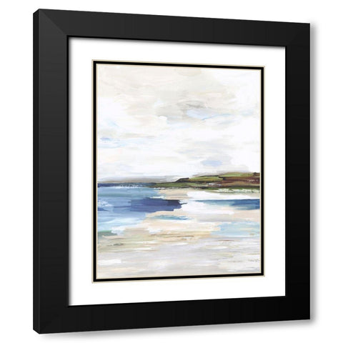 Distant Lands I Black Modern Wood Framed Art Print with Double Matting by Reeves, Tom