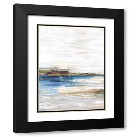 Distant Lands II Black Modern Wood Framed Art Print with Double Matting by Reeves, Tom