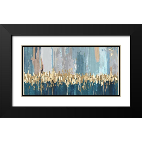 Starlight  Black Modern Wood Framed Art Print with Double Matting by Reeves, Tom