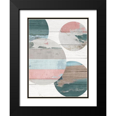 Simple Move I Black Modern Wood Framed Art Print with Double Matting by Reeves, Tom