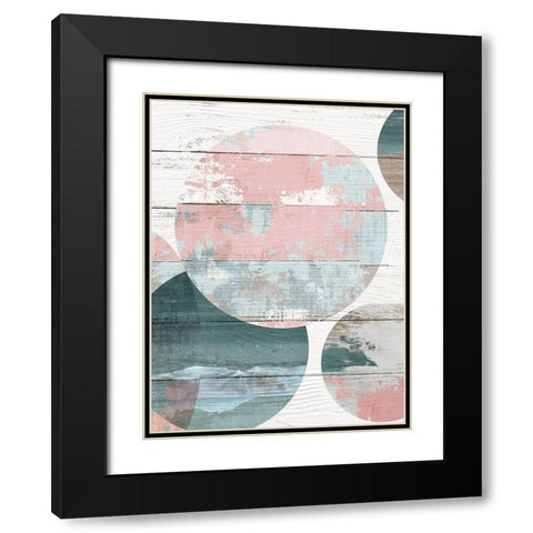 Simple Move II Black Modern Wood Framed Art Print with Double Matting by Reeves, Tom
