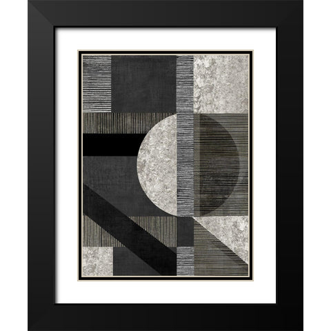 Perfect Lines I Black Modern Wood Framed Art Print with Double Matting by Reeves, Tom