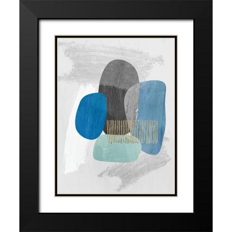 Cyra I  Black Modern Wood Framed Art Print with Double Matting by Reeves, Tom