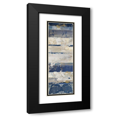 Indigo Concepts II Black Modern Wood Framed Art Print with Double Matting by Reeves, Tom
