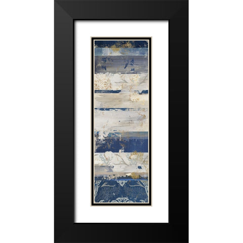Indigo Concepts II Black Modern Wood Framed Art Print with Double Matting by Reeves, Tom
