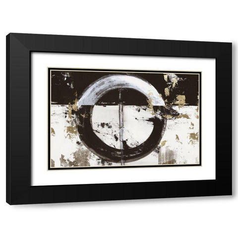 Evoke I  Black Modern Wood Framed Art Print with Double Matting by Reeves, Tom