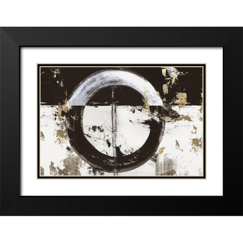 Evoke I  Black Modern Wood Framed Art Print with Double Matting by Reeves, Tom