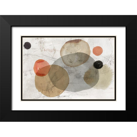 Soft Planets  Black Modern Wood Framed Art Print with Double Matting by Reeves, Tom