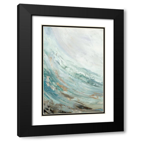 Rhythmic Waters I Black Modern Wood Framed Art Print with Double Matting by Reeves, Tom
