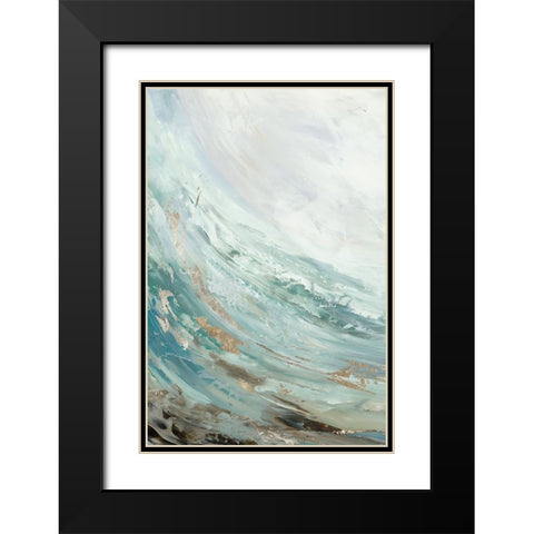 Rhythmic Waters I Black Modern Wood Framed Art Print with Double Matting by Reeves, Tom