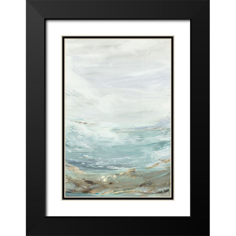 Rhythmic Waters II Black Modern Wood Framed Art Print with Double Matting by Reeves, Tom