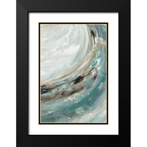 Rhythmic Waters III Black Modern Wood Framed Art Print with Double Matting by Reeves, Tom