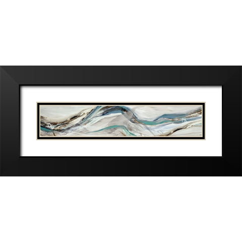 Infinite Impressions I Black Modern Wood Framed Art Print with Double Matting by Reeves, Tom