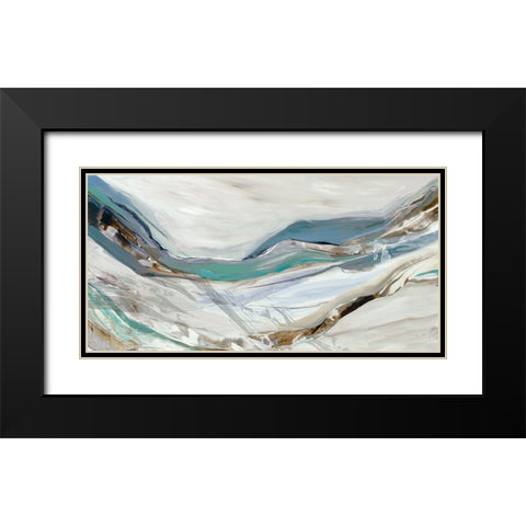 Infinite Impressions I Black Modern Wood Framed Art Print with Double Matting by Reeves, Tom