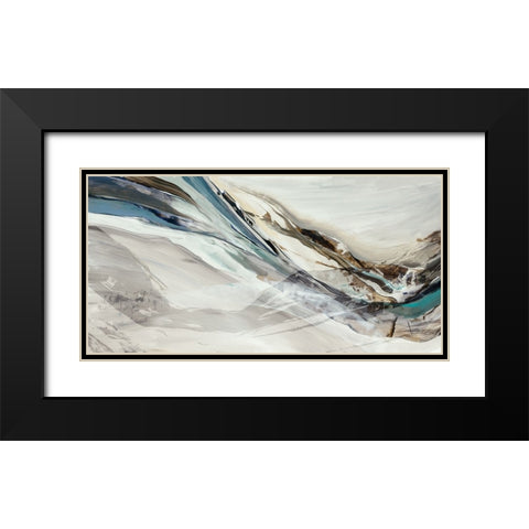 Infinite Impressions II Black Modern Wood Framed Art Print with Double Matting by Reeves, Tom
