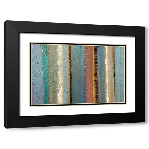 Wondering  Black Modern Wood Framed Art Print with Double Matting by Palmer, Ruth