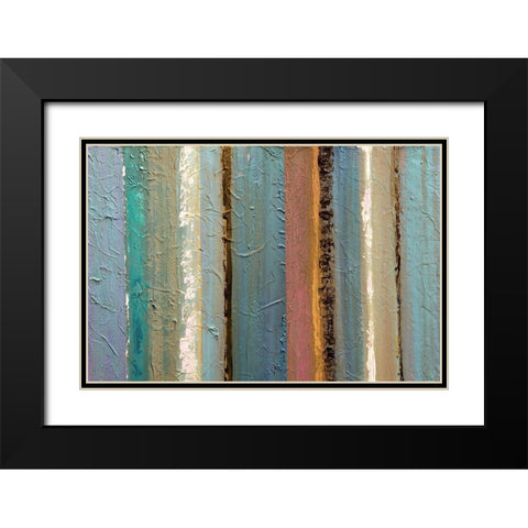 Wondering  Black Modern Wood Framed Art Print with Double Matting by Palmer, Ruth