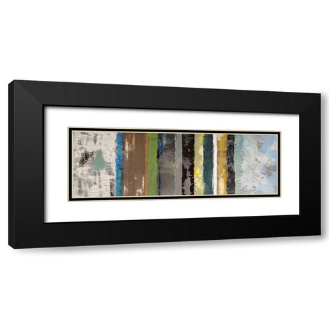 Lines of Distinction III Black Modern Wood Framed Art Print with Double Matting by Plamer, Ruth