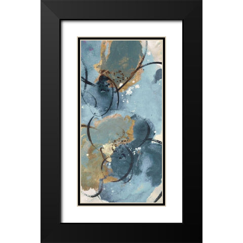 Softly Blushing II Black Modern Wood Framed Art Print with Double Matting by Palmer, Ruther